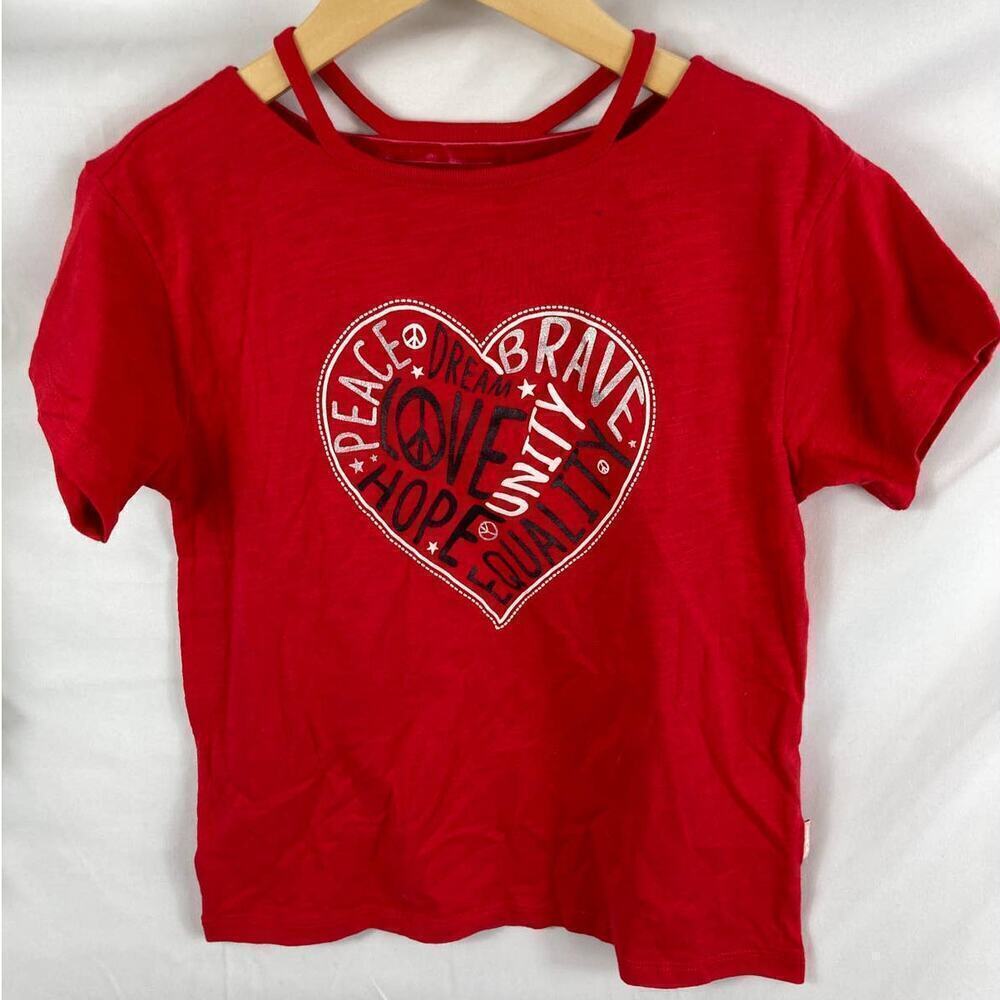 BCBGirls Heart Short Sleeve Tshirt S